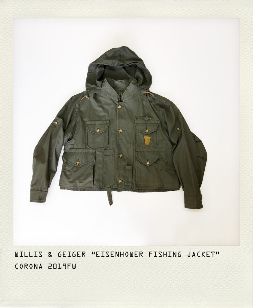 WILLIS & GEIGER “EISENHOWER FISHING JACKET” CORONA FISHING 