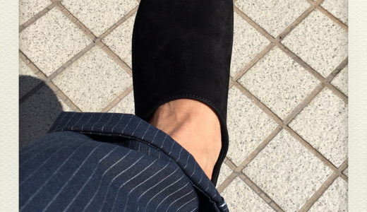 nakamura shoes x CORONA / EASY SLIP-ON BLACK NUBUCK 2020FW